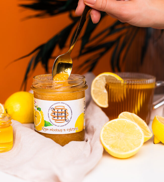 Miód z cytryną 420g