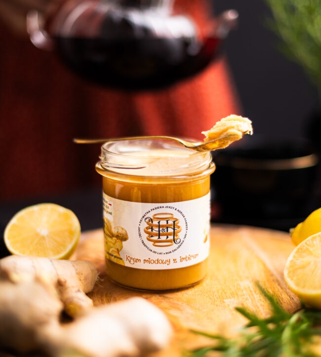 Miód z imbirem 420g