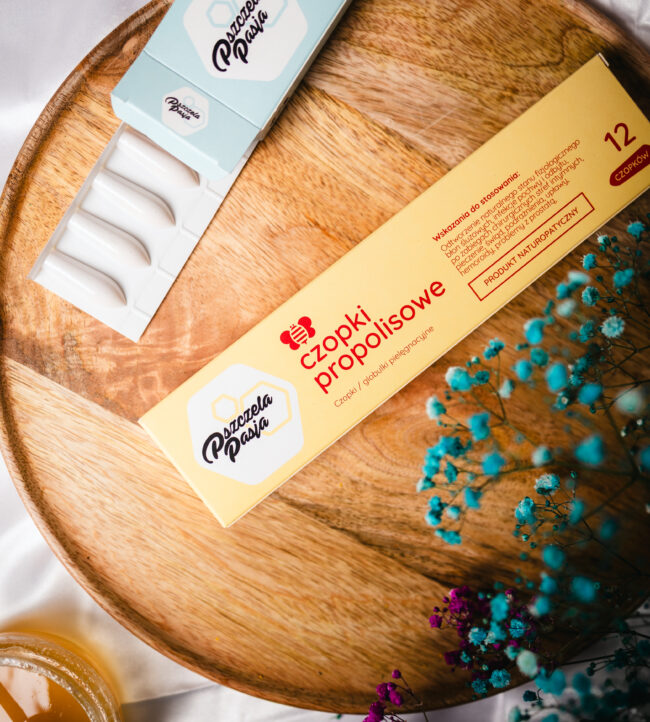 Czopki propolisowe