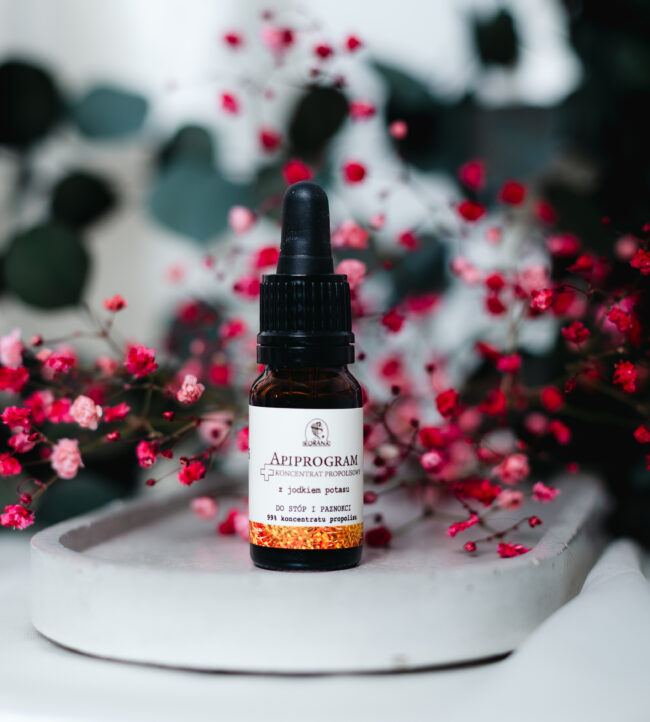 Koncentrat propolisowy z jodyną do stóp i paznokci