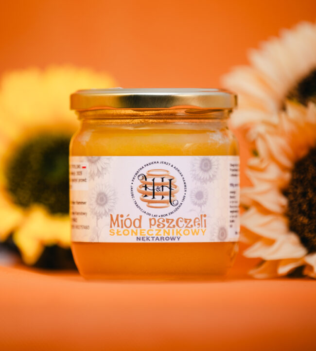 Miód słonecznikowy 500g