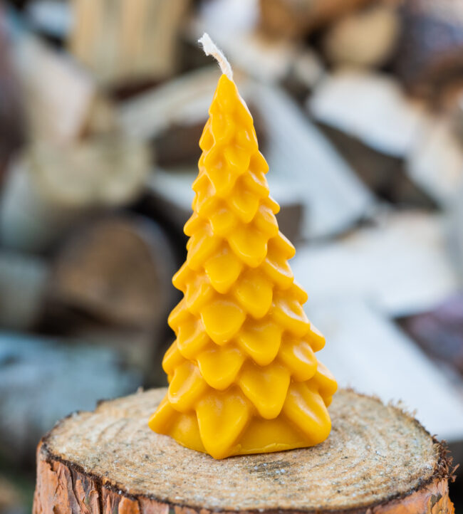 Świeca woskowa Choinka