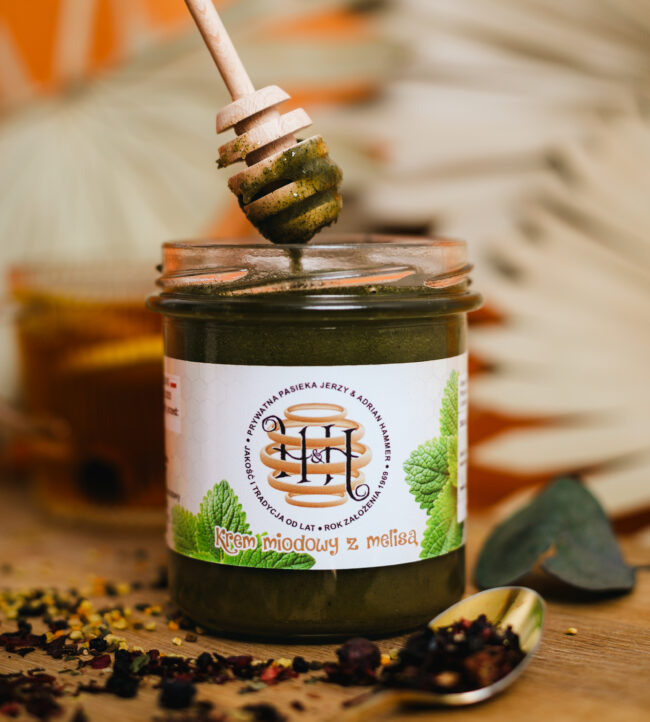 Miód z melisą 420g